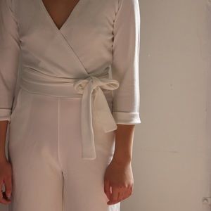 Soft White Jumpsuit